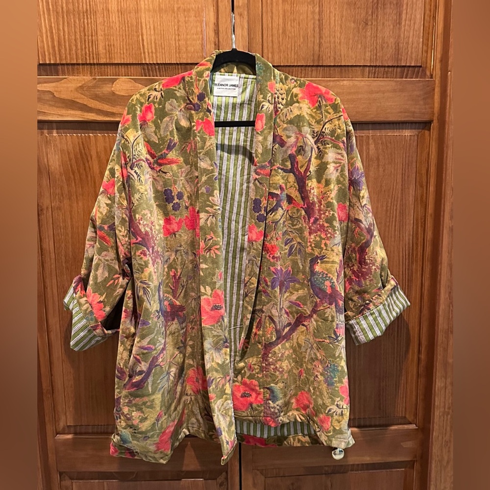 Eleanor James Velvet Lounge Jacket